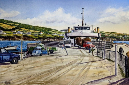 Load and Go - MV John Guy, Newfoundland (9.5 x 14 inch print)