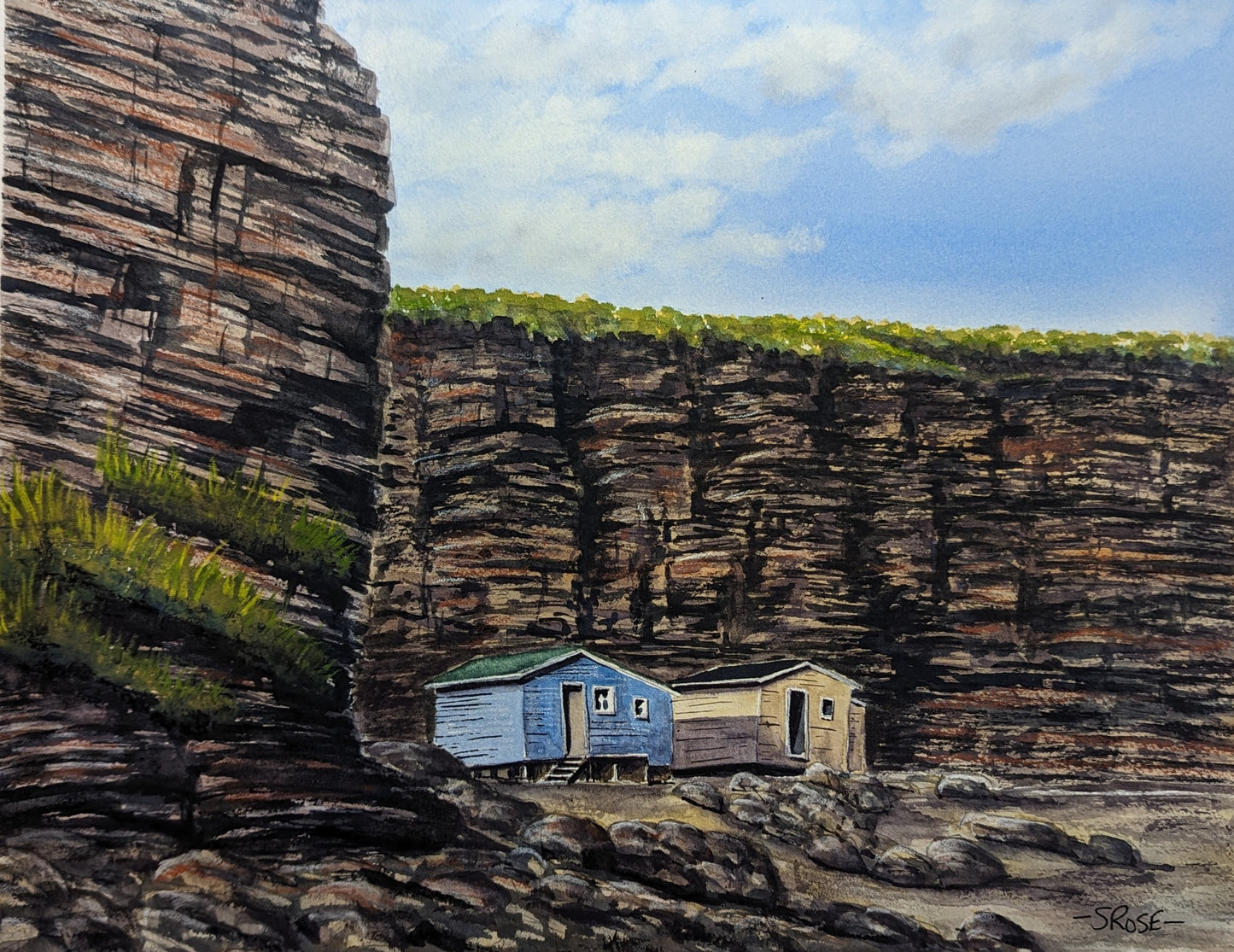 No. 2 Cove, Bell Island, Newfoundland (10 x 13 inch print)
