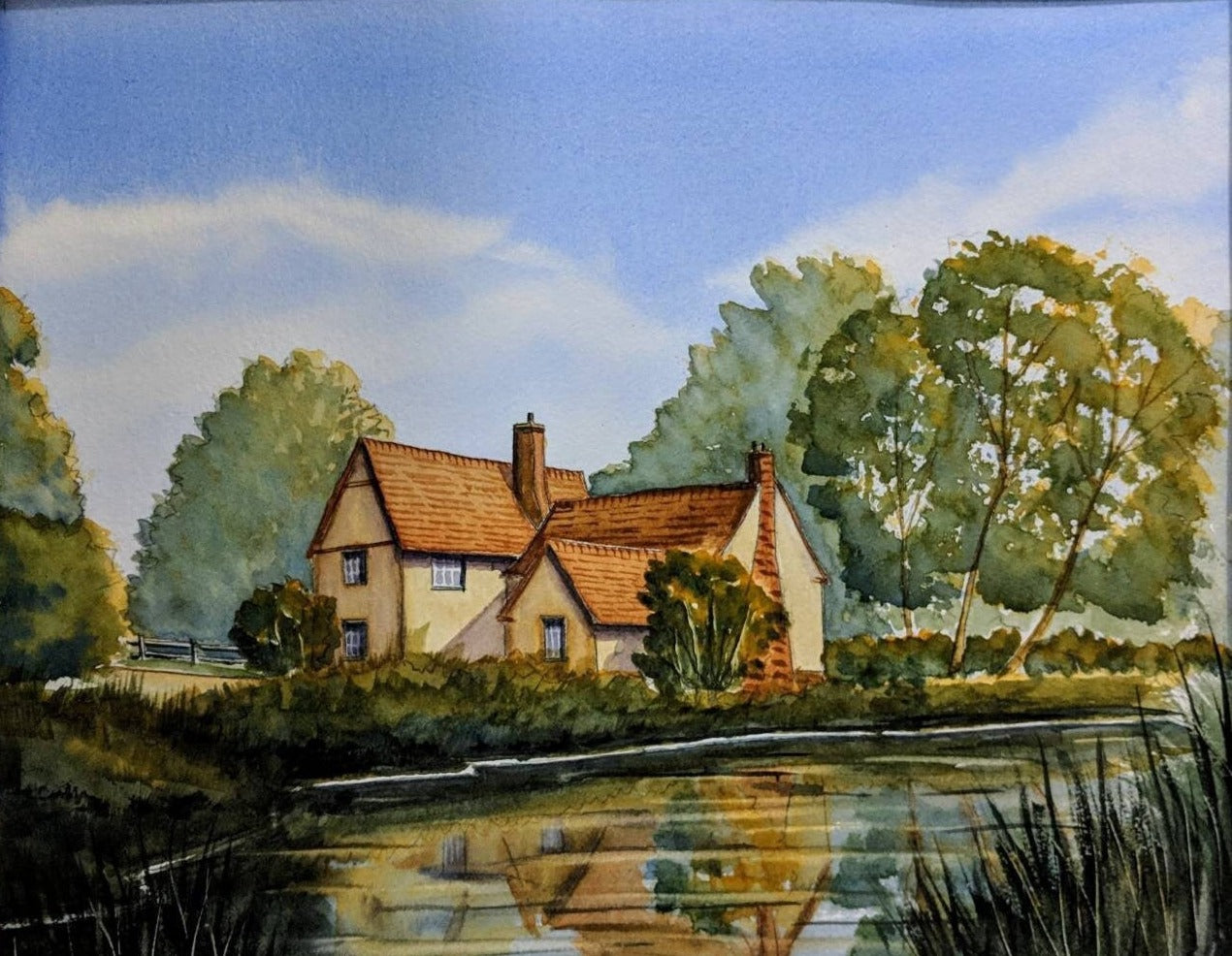 Willy Lott's Cottage (watercolor original)