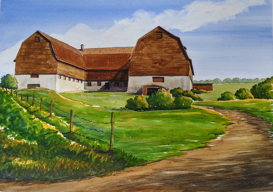 Old Neary's Barn, Bell Island, Newfoundland (11 x 15.75 inch print)