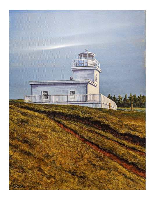 The Lighthouse, Bell Island, Newfoundland (9.5 x 12.5 inch print)