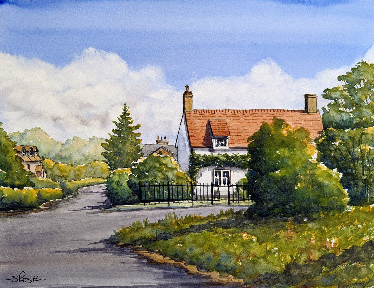 Orford, Suffolk, England (watercolor)