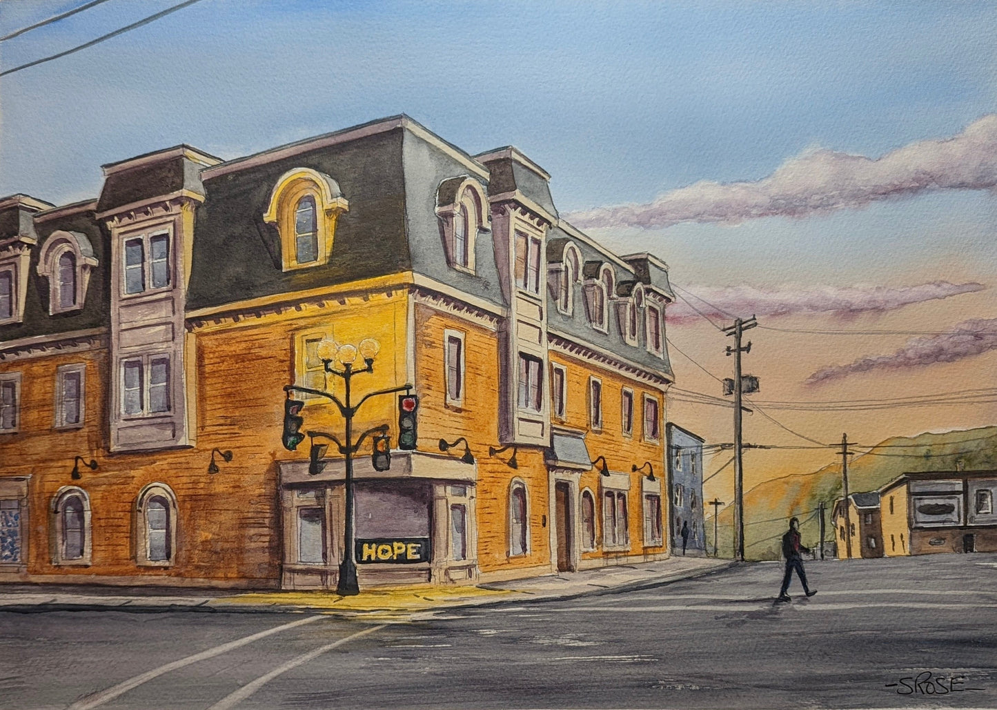 Hope - Rawlins Cross, St. John's, Newfoundland (original watercolor painting)